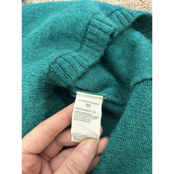 Woolrich Mohair Blend Winking Owl Round Neck Pullover Sweater Size Large - Picture 7 of 11